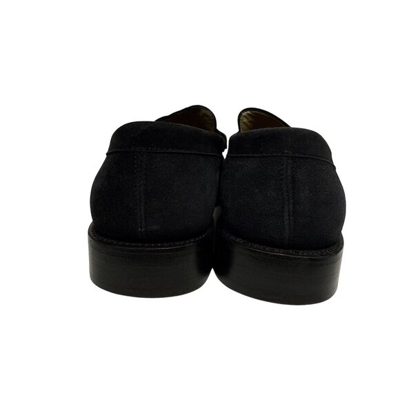 Gianni Versace Men\'s Loafer Shoes Black Suede Flats Medusa Square EU 43.5 US 9.5 main image 12